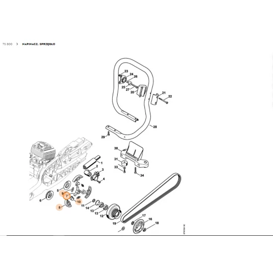 STIHL   Sprzęgło 4224 160 2001